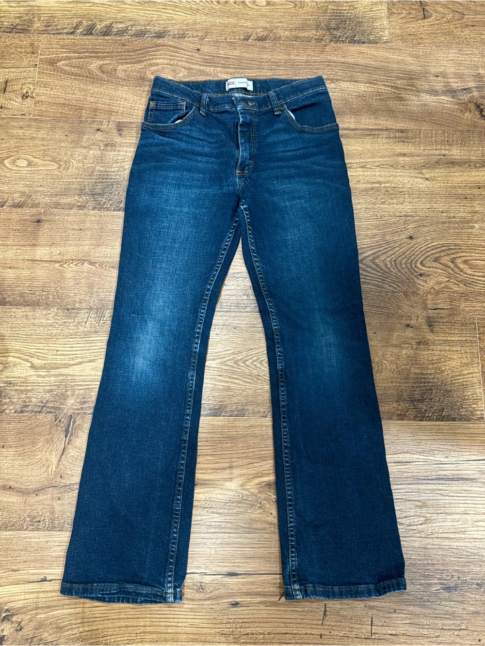 Wrangler Women’s Dark Blue Classic Boot Denim Jeans Size 16 Regular